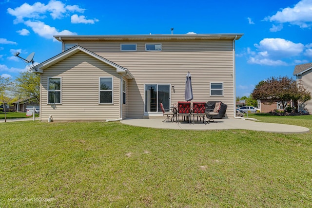 13 Caribou Ct, Bolingbrook, IL 60490 - rear view of property with a patio area and a yard
