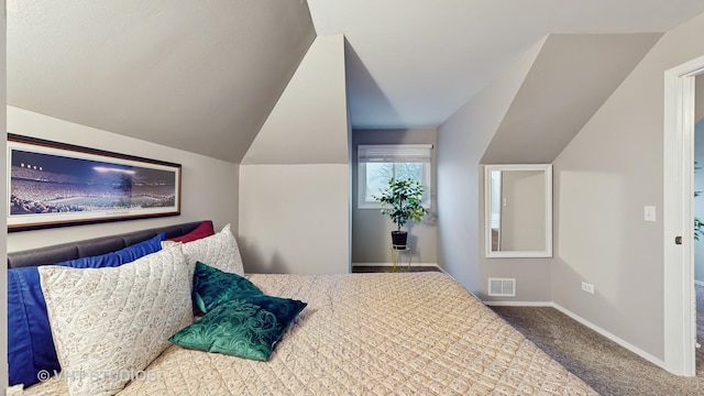 1375 Atkinson Rd, Green Oaks, IL 60048 - carpeted bedroom with vaulted ceiling and baseboards