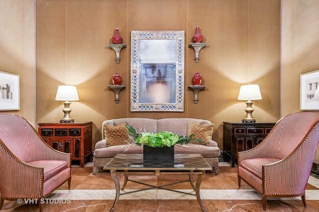 view of living area