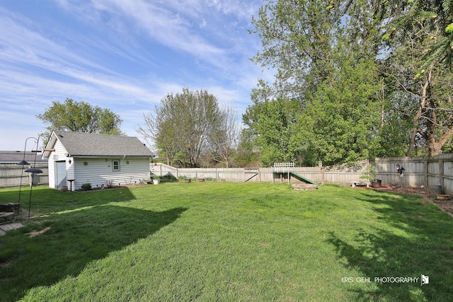 1204 Capri Ter, Mchenry, IL 60050 - view of yard featuring a playground