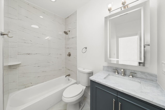 2700 W Jackson Blvd, Chicago, IL 60612 - bathroom with vanity, toilet, and  shower combination