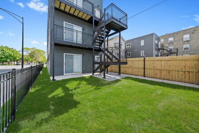 2700 W Jackson Blvd, Chicago, IL 60612 - rear view of property featuring stairs