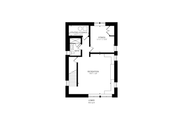 2312 W Hutchinson St, Chicago, IL 60618 - home floor plan