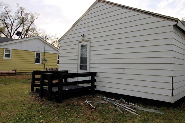 215 S Moore St, South Beloit, IL 61080 - view of rear view of property