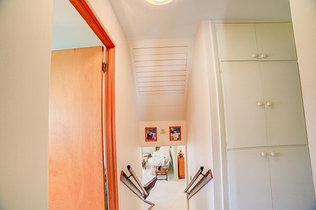 406 E Fine St, Ashkum, IL 60911 - corridor with carpet flooring