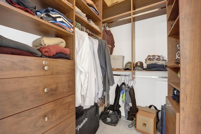 5127 N Damen Ave Unit B, Chicago, IL 60625 - spacious closet featuring tile patterned flooring
