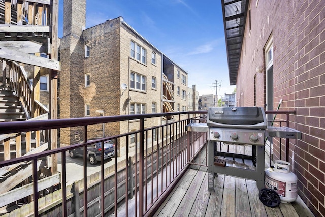 5127 N Damen Ave Unit B, Chicago, IL 60625 - view of balcony