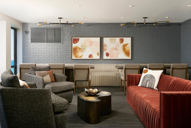 community lobby featuring recessed lighting