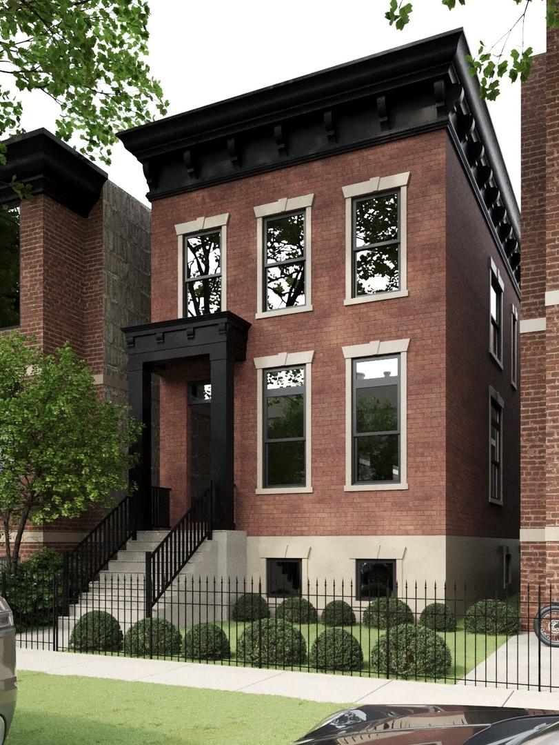 1337 N Oakley Blvd, Chicago, IL 60622 - view of front of property with brick siding