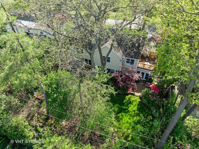 630 Juniper Rd, Glenview, IL 60025 - aerial view of property and surrounding area
