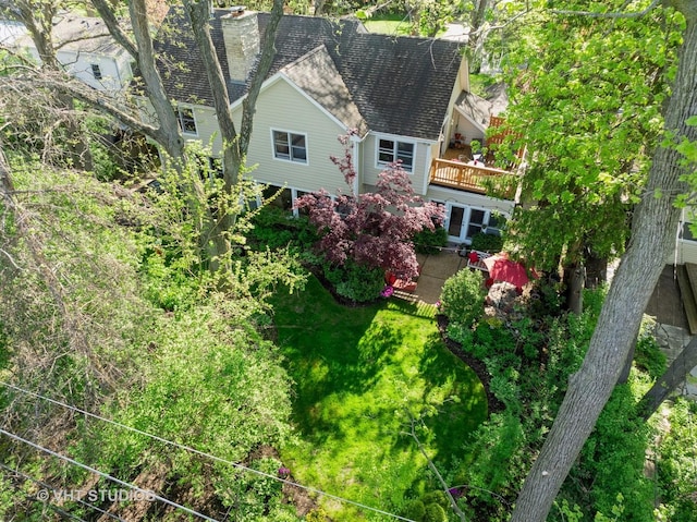 630 Juniper Rd, Glenview, IL 60025 - aerial view of property and surrounding area
