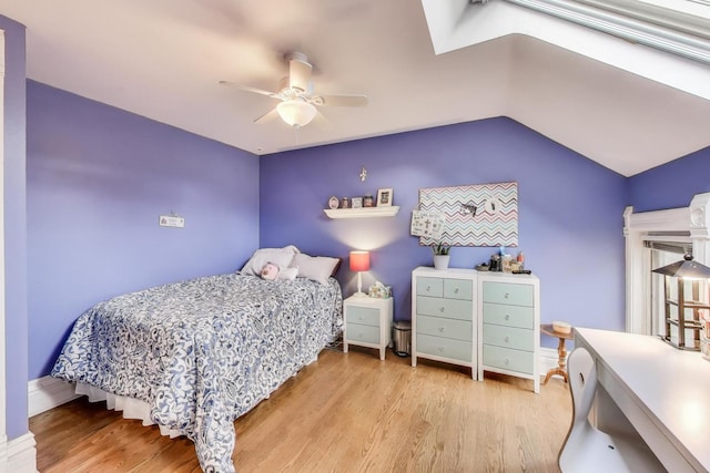35 Keystone Ave, River Forest, IL 60305 - bedroom with wood finished floors, a ceiling fan, and lofted ceiling