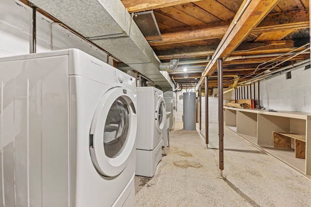 10632 Ventura Blvd, Machesney Park, IL 61115 - unfinished basement with water heater