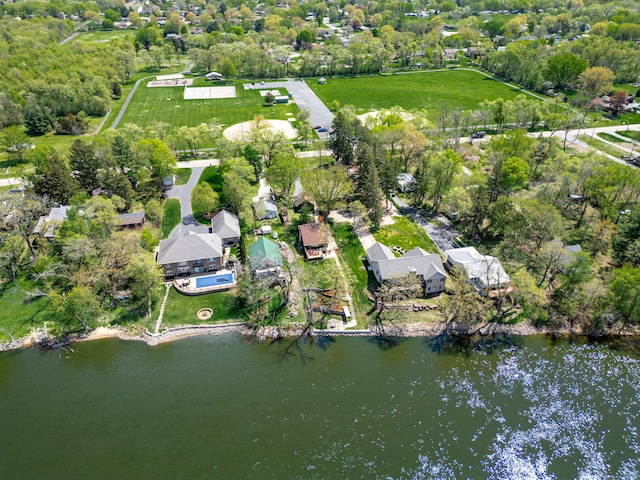 10632 Ventura Blvd, Machesney Park, IL 61115 - aerial overview of property's location with a nearby body of water
