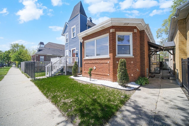 7316 S Woodlawn Ave, Chicago, IL 60619 - view of side of property featuring brick siding