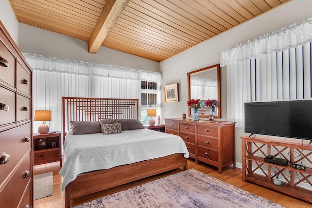 347 Park Dr, Palatine, IL 60067 - bedroom with wood ceiling and wood finished floors