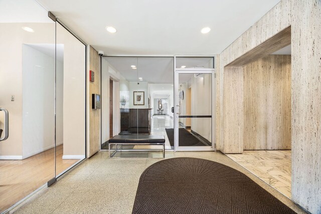 5000 S Cornell Ave Unit 21B, Chicago, IL 60615 - building lobby with recessed lighting