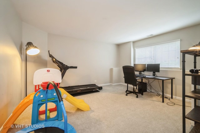 1098 N Claremont Dr Unit 1, Palatine, IL 60074 - carpeted office with baseboards