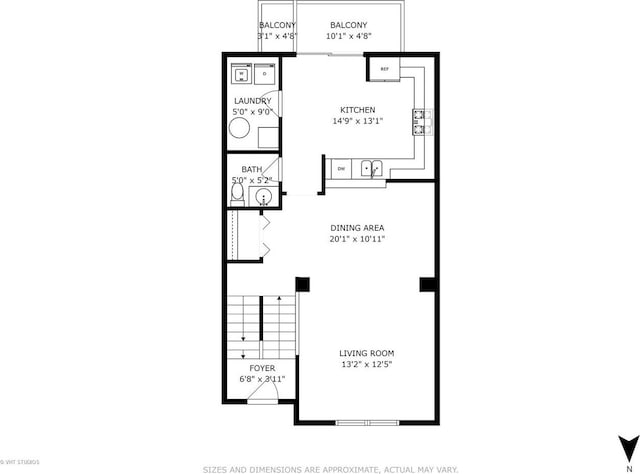 1098 N Claremont Dr Unit 1, Palatine, IL 60074 - floor plan / room layout