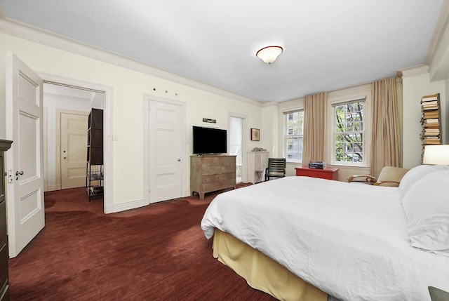 232 E Walton Pl Unit 3W, Chicago, IL 60611 - bedroom featuring ornamental molding and baseboards