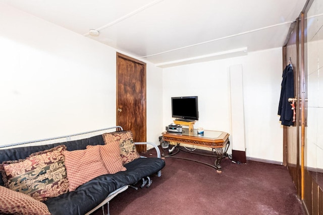 9821 S University Ave, Chicago, IL 60628 - carpeted living room with baseboards