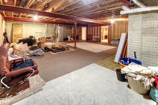25451 Regent Blvd, Shorewood, IL 60404 - view of unfinished basement