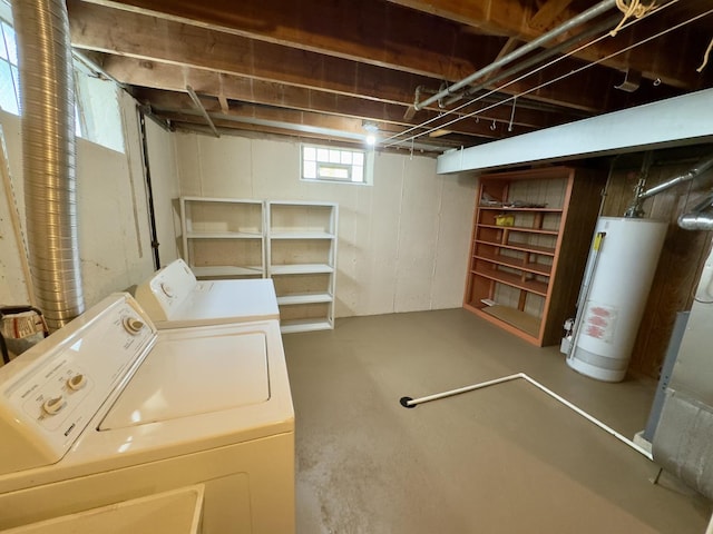 2122 Mandel Ave, Westchester, IL 60154 - basement featuring water heater and separate washer and dryer