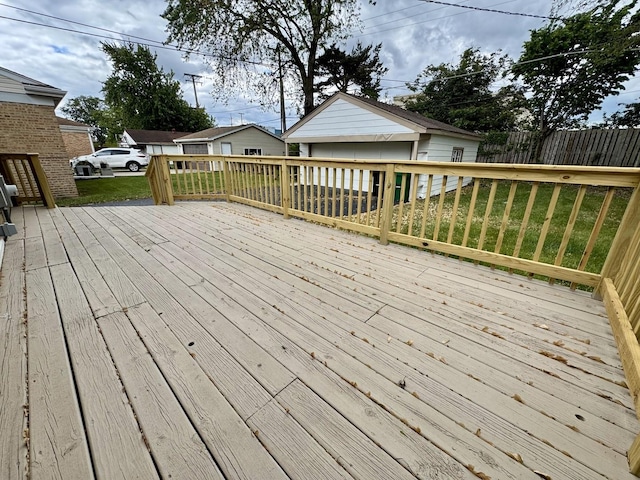 2122 Mandel Ave, Westchester, IL 60154 - wooden deck featuring a yard