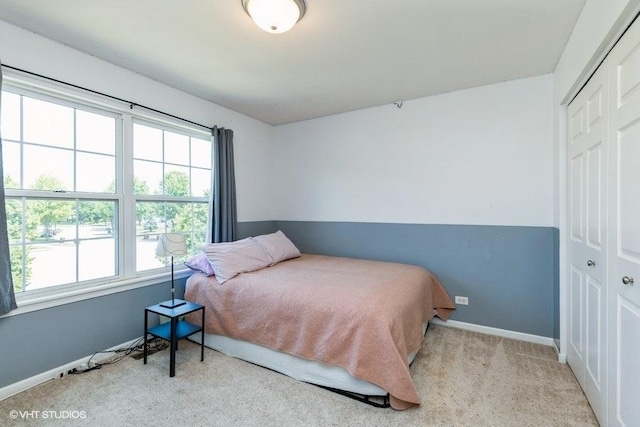9675 Newton Rd, Huntley, IL 60142 - bedroom featuring carpet floors and a closet