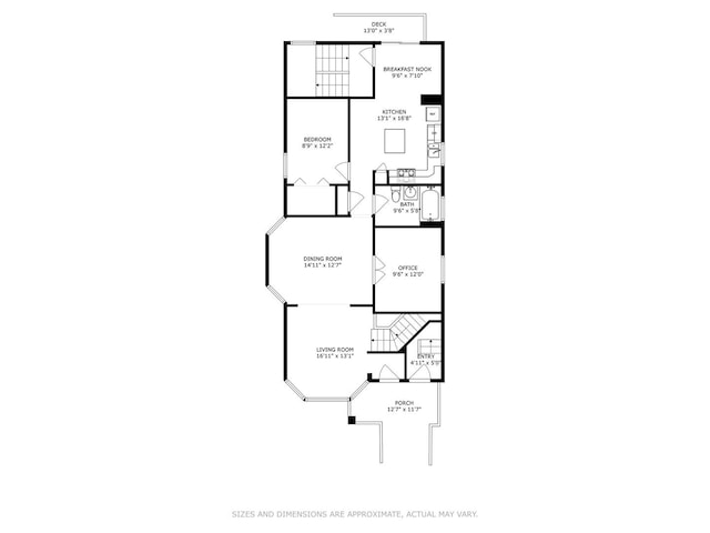 3624 N Leavitt St, Chicago, IL 60618 - floor plan / room layout