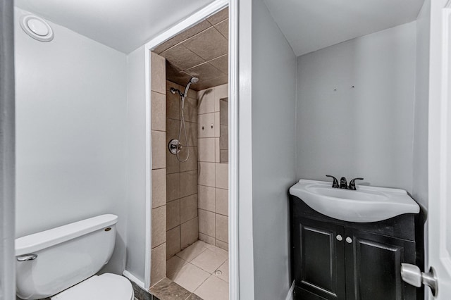 1230 S 57th Ct, Cicero, IL 60804 - full bath featuring toilet, a stall shower, and vanity