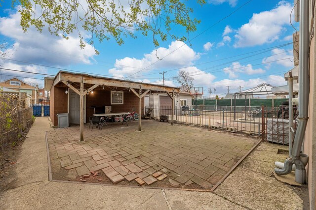 1230 S 57th Ct, Cicero, IL 60804 - view of patio / terrace featuring a fenced backyard