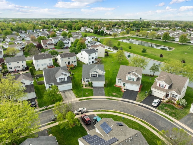 16030 Tahoe Ln, Crest Hill, IL 60403 - aerial perspective of suburban area featuring a nearby body of water