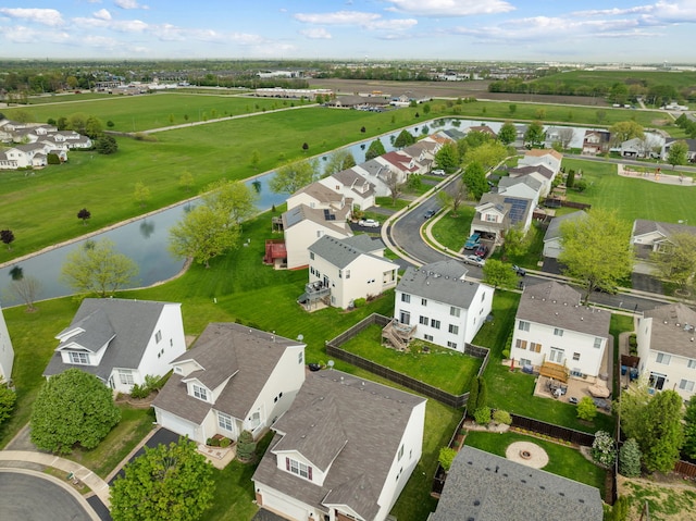 16030 Tahoe Ln, Crest Hill, IL 60403 - aerial perspective of suburban area featuring a nearby body of water
