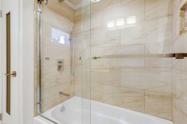 2936 Warbler Pl, Highland Park, IL 60035 - full bathroom featuring shower / bath combination with glass door