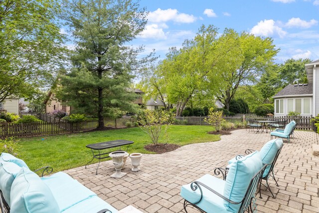 424 Dilorenzo Dr, Naperville, IL 60565 - view of patio / terrace with an outdoor hangout area and outdoor dining area