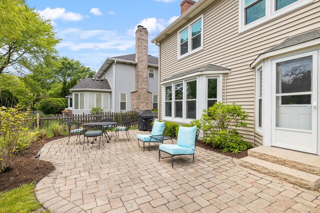 424 Dilorenzo Dr, Naperville, IL 60565 - view of patio / terrace with a grill