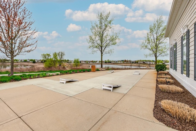 3629 Canton Cir, Mundelein, IL 60060 - view of patio with a water view
