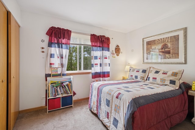 4 W Tall Oak Dr, Hainesville, IL 60073 - carpeted bedroom with baseboards and a closet