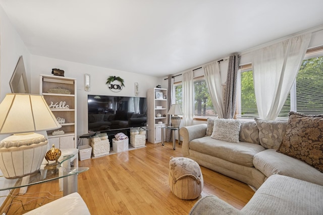 4 W Tall Oak Dr, Hainesville, IL 60073 - living area with healthy amount of natural light and wood finished floors