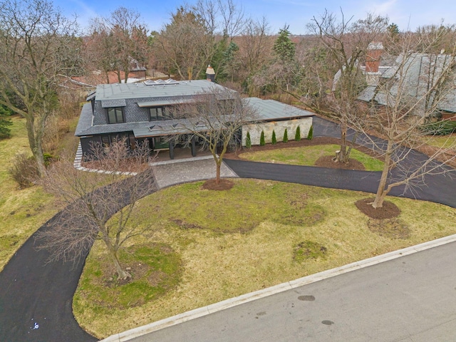 view of subject property