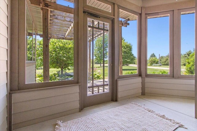 2297 Deer Ridge Ct, Carlock, IL 61725 - view of unfurnished sunroom