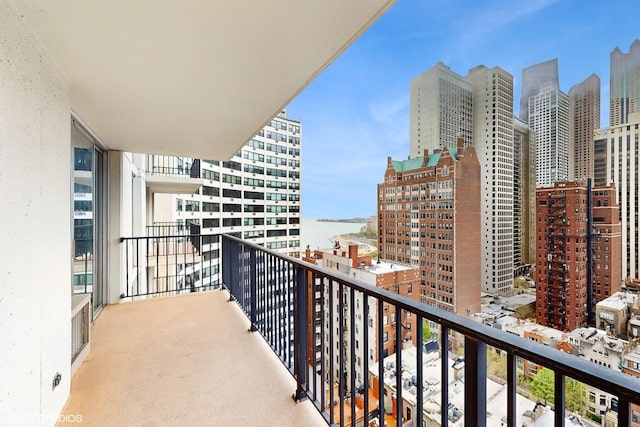 71 E Division St Unit 1801, Chicago, IL 60610 - balcony featuring a view of city
