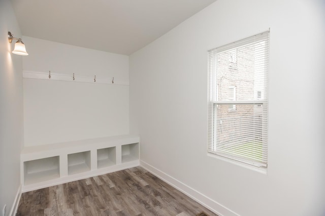 7605 S Champlain Ave, Chicago, IL 60619 - mudroom featuring baseboards and wood finished floors
