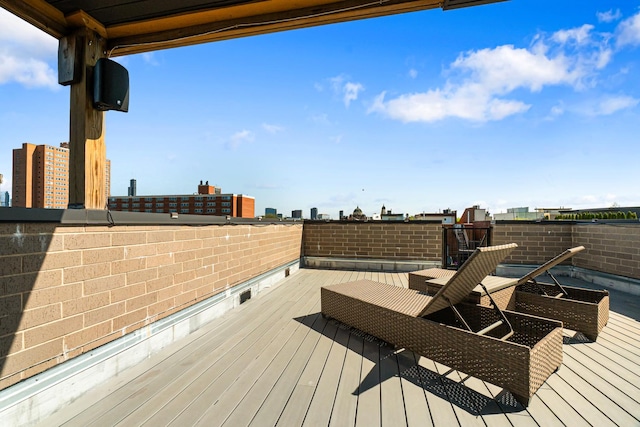 view of deck