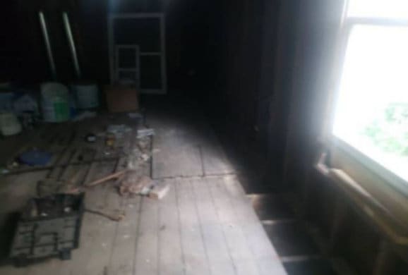 spare room with hardwood / wood-style flooring