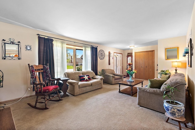 8120 Cherokee Trl, Tinley Park, IL 60477 - living area with carpet floors