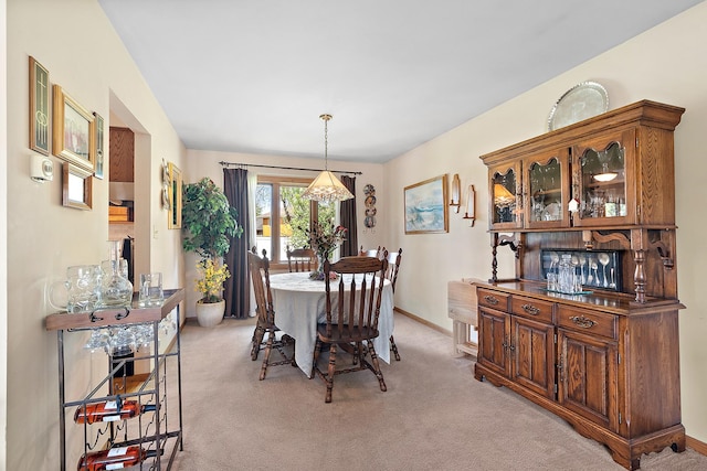 8120 Cherokee Trl, Tinley Park, IL 60477 - dining room with light colored carpet and baseboards