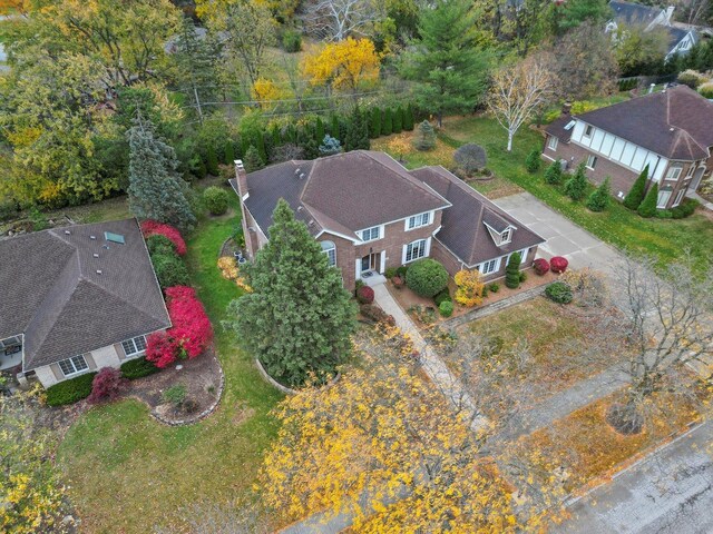 631 Indian Trail Dr, Palos Park, IL 60464 - view from above of property