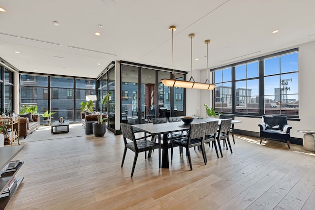 1109 W Washington Blvd Unit 5C, Chicago, IL 60607 - dining area with wood-type flooring